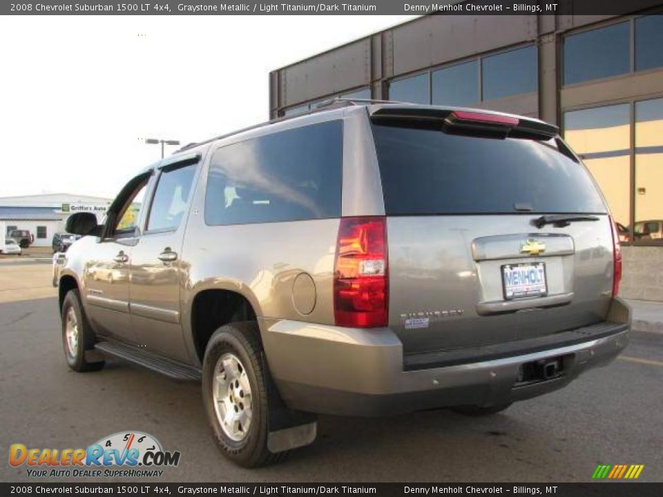 2008 Chevrolet Suburban 1500 LT 4x4 Graystone Metallic / Light Titanium/Dark Titanium Photo #7