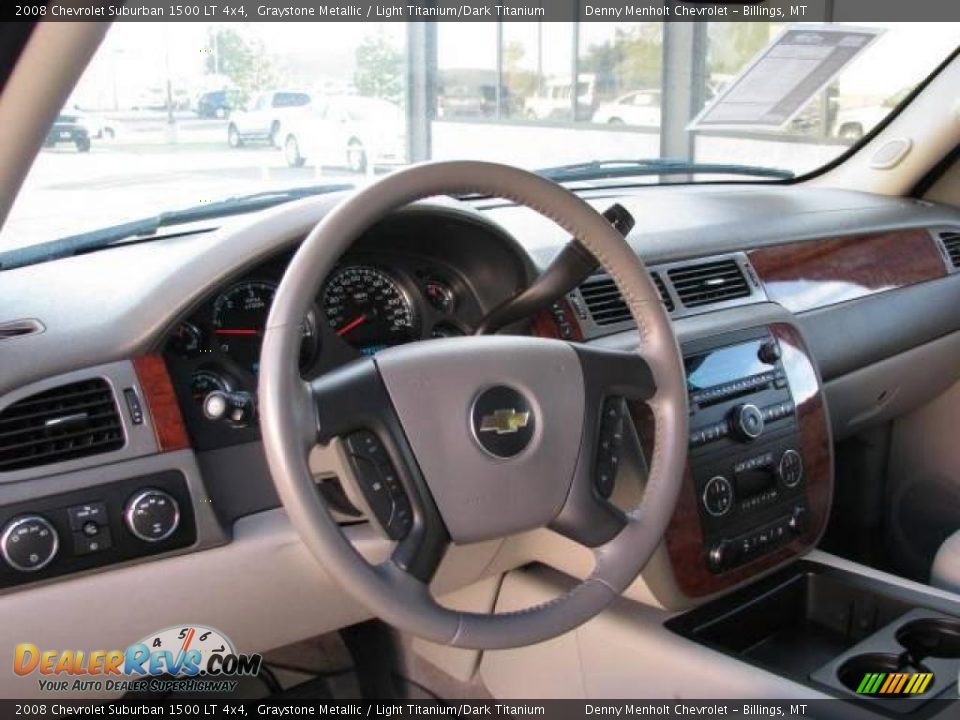 2008 Chevrolet Suburban 1500 LT 4x4 Graystone Metallic / Light Titanium/Dark Titanium Photo #12