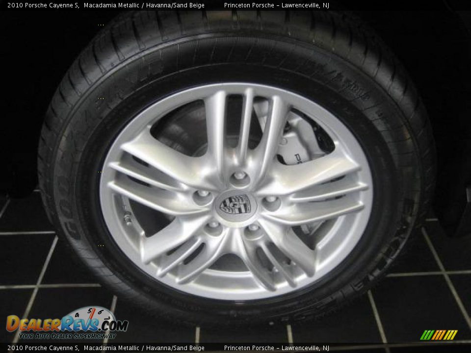 2010 Porsche Cayenne S Macadamia Metallic / Havanna/Sand Beige Photo #18