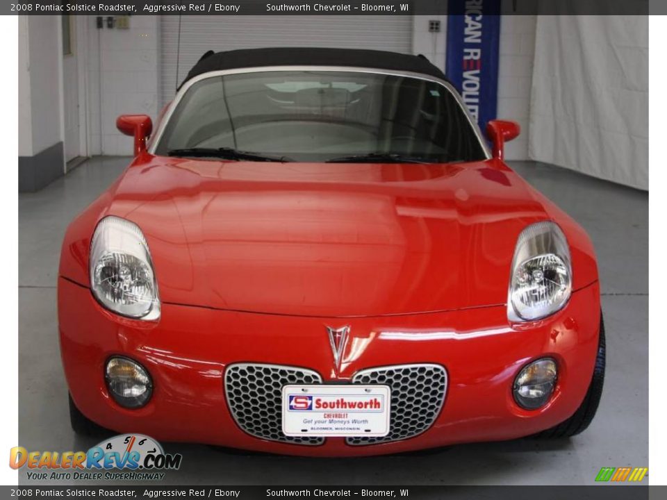 2008 Pontiac Solstice Roadster Aggressive Red / Ebony Photo #3