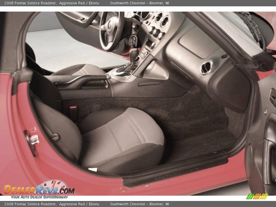 2008 Pontiac Solstice Roadster Aggressive Red / Ebony Photo #5