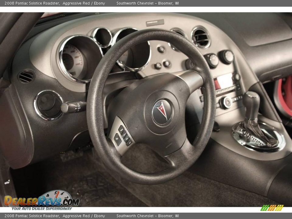 2008 Pontiac Solstice Roadster Aggressive Red / Ebony Photo #6