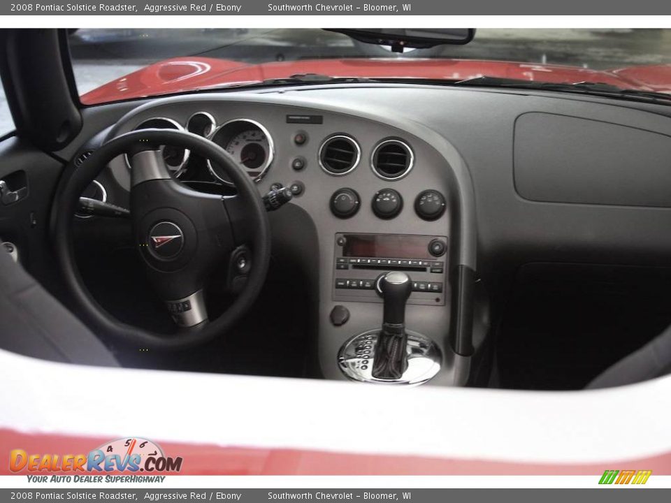 2008 Pontiac Solstice Roadster Aggressive Red / Ebony Photo #8