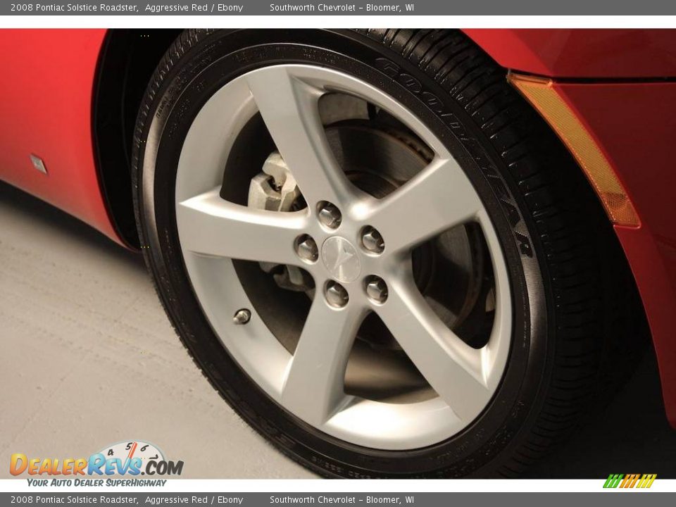 2008 Pontiac Solstice Roadster Aggressive Red / Ebony Photo #10
