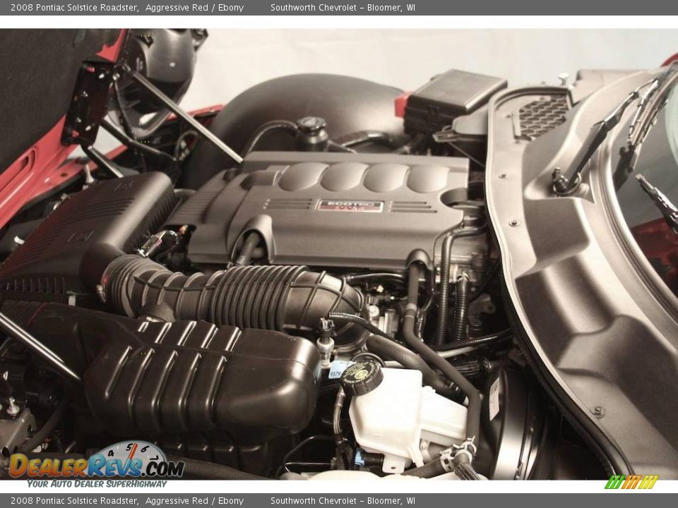 2008 Pontiac Solstice Roadster Aggressive Red / Ebony Photo #11