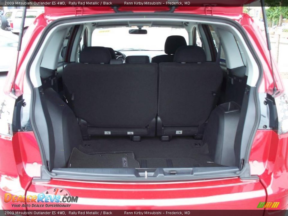 2009 Mitsubishi Outlander ES 4WD Rally Red Metallic / Black Photo #11