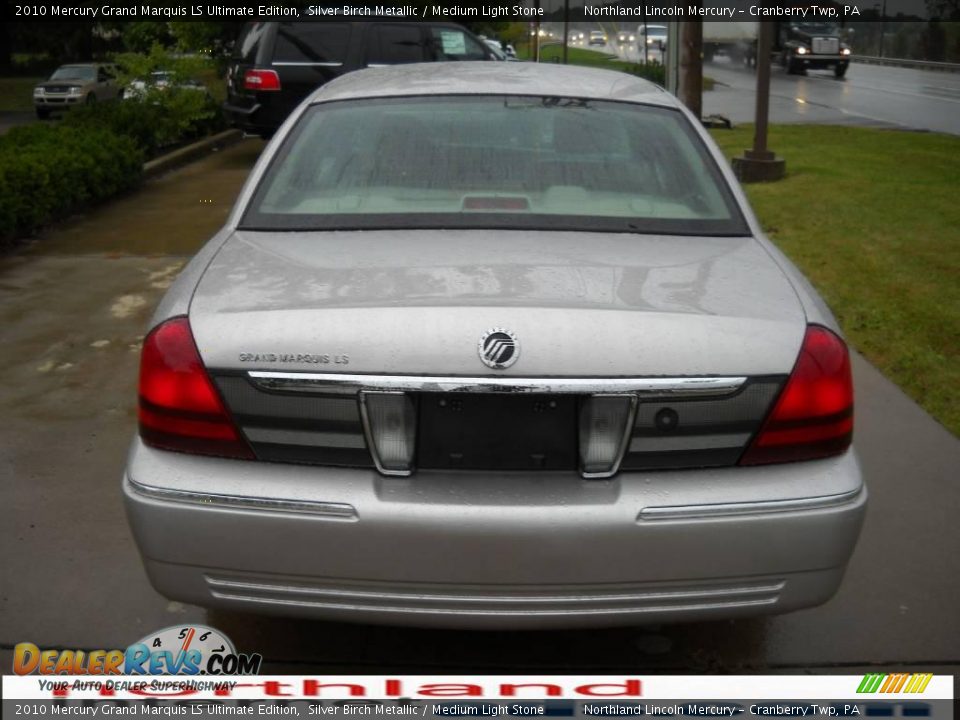 2010 Mercury Grand Marquis LS Ultimate Edition Silver Birch Metallic / Medium Light Stone Photo #3