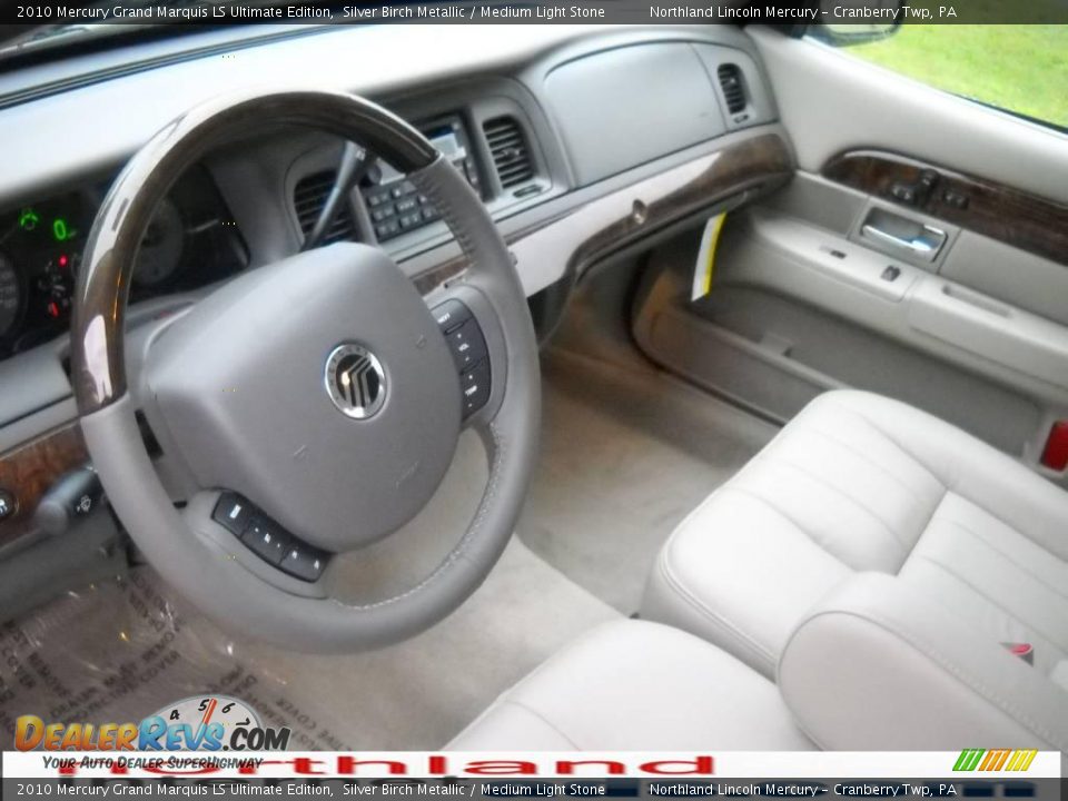 2010 Mercury Grand Marquis LS Ultimate Edition Silver Birch Metallic / Medium Light Stone Photo #7