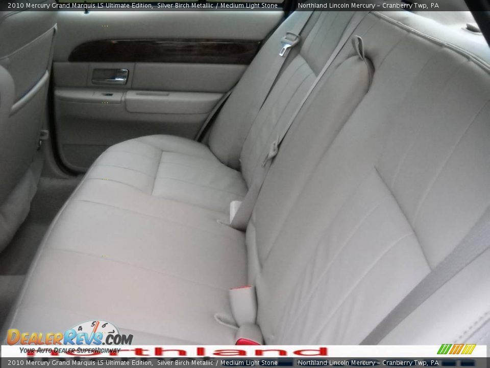 2010 Mercury Grand Marquis LS Ultimate Edition Silver Birch Metallic / Medium Light Stone Photo #12