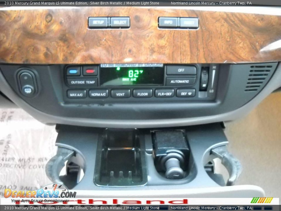 2010 Mercury Grand Marquis LS Ultimate Edition Silver Birch Metallic / Medium Light Stone Photo #18