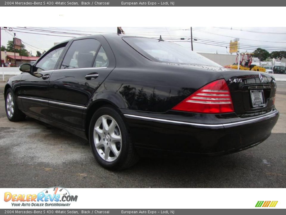 2004 Mercedes-Benz S 430 4Matic Sedan Black / Charcoal Photo #3
