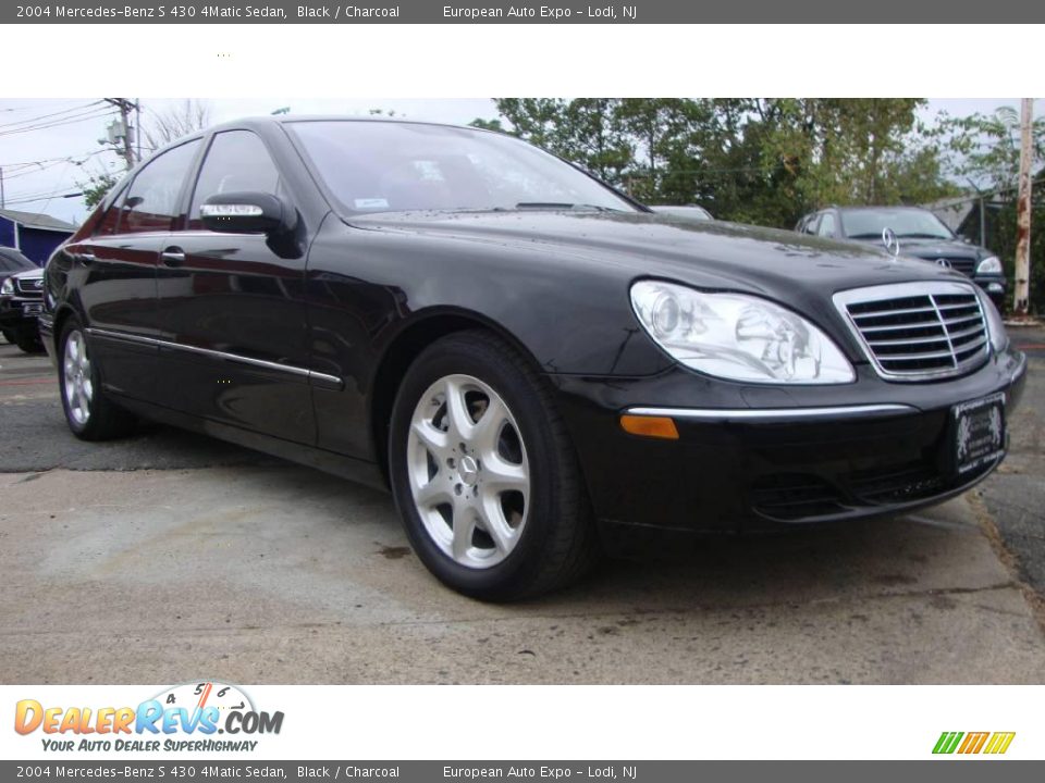 2004 Mercedes-Benz S 430 4Matic Sedan Black / Charcoal Photo #5