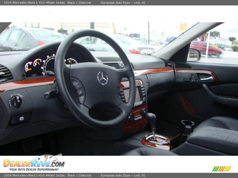 2004 Mercedes-Benz S 430 4Matic Sedan Black / Charcoal Photo #6