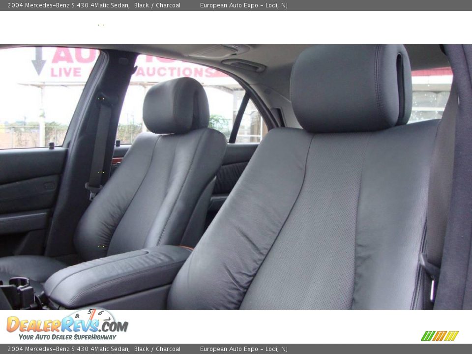 2004 Mercedes-Benz S 430 4Matic Sedan Black / Charcoal Photo #7