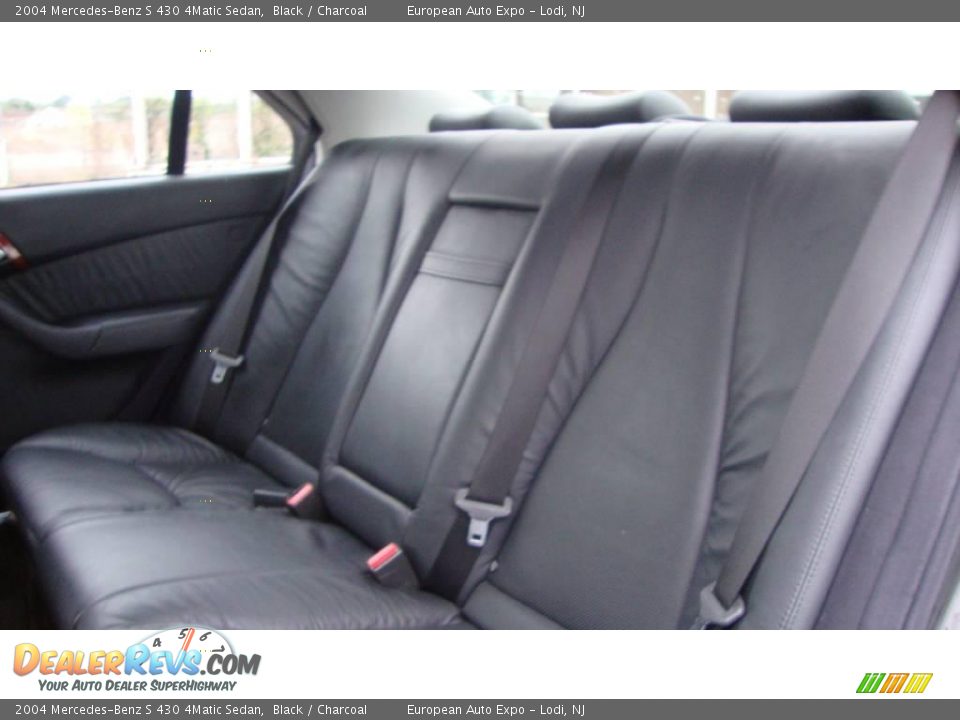 2004 Mercedes-Benz S 430 4Matic Sedan Black / Charcoal Photo #9