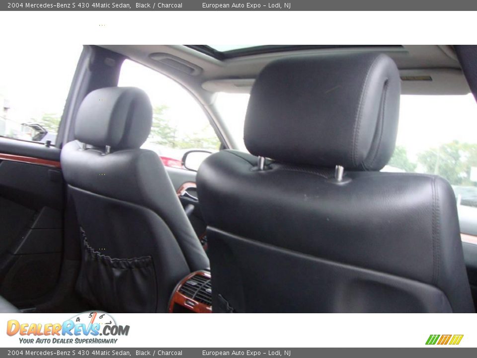 2004 Mercedes-Benz S 430 4Matic Sedan Black / Charcoal Photo #10