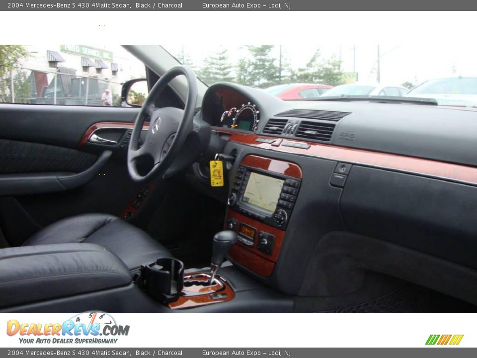 2004 Mercedes-Benz S 430 4Matic Sedan Black / Charcoal Photo #12