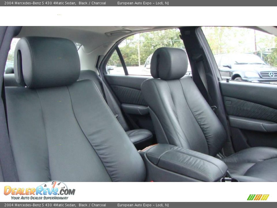 2004 Mercedes-Benz S 430 4Matic Sedan Black / Charcoal Photo #13