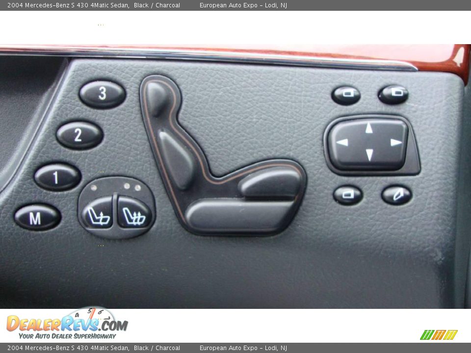 2004 Mercedes-Benz S 430 4Matic Sedan Black / Charcoal Photo #18