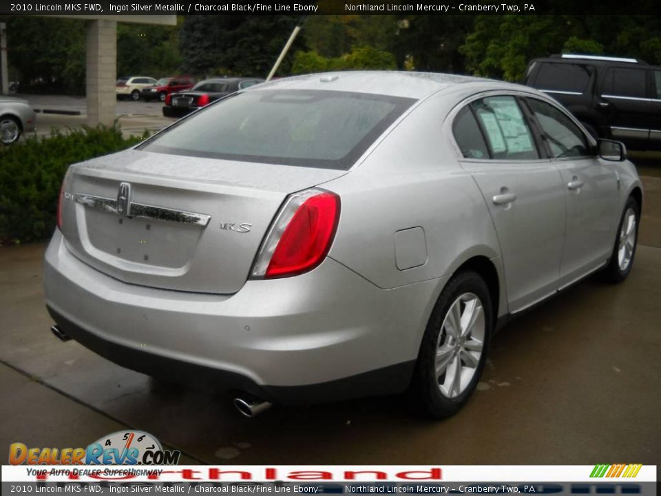 2010 Lincoln MKS FWD Ingot Silver Metallic / Charcoal Black/Fine Line Ebony Photo #2