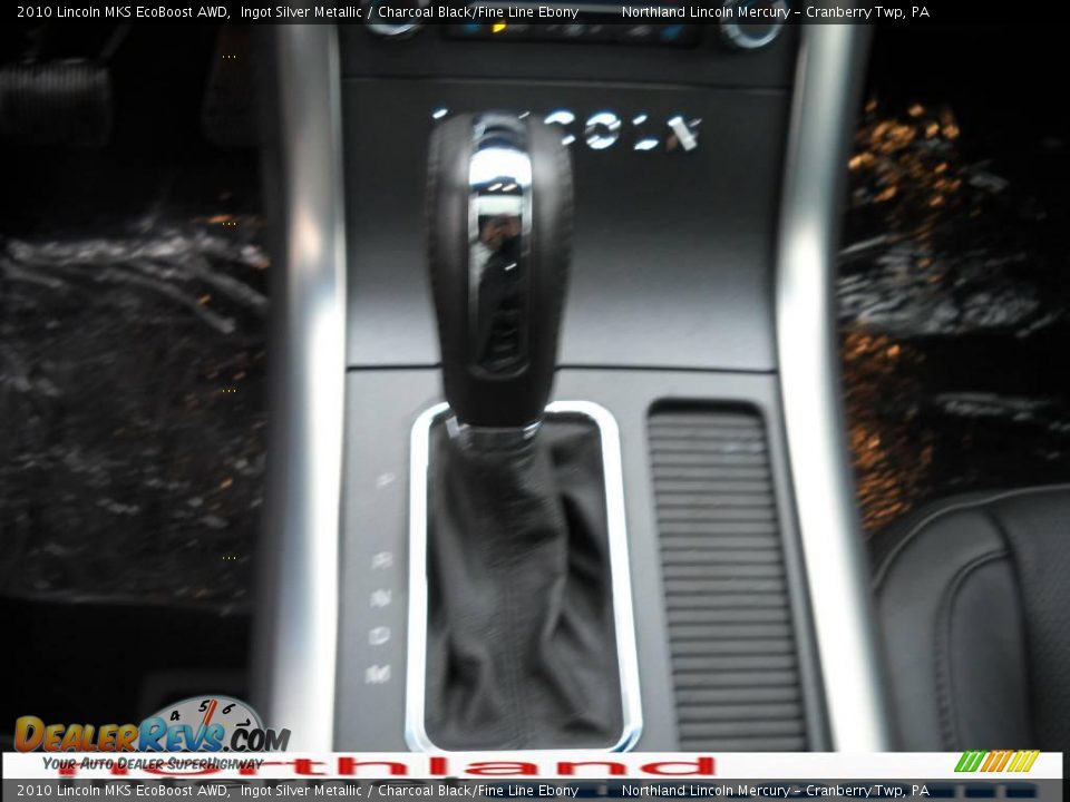 2010 Lincoln MKS EcoBoost AWD Ingot Silver Metallic / Charcoal Black/Fine Line Ebony Photo #18