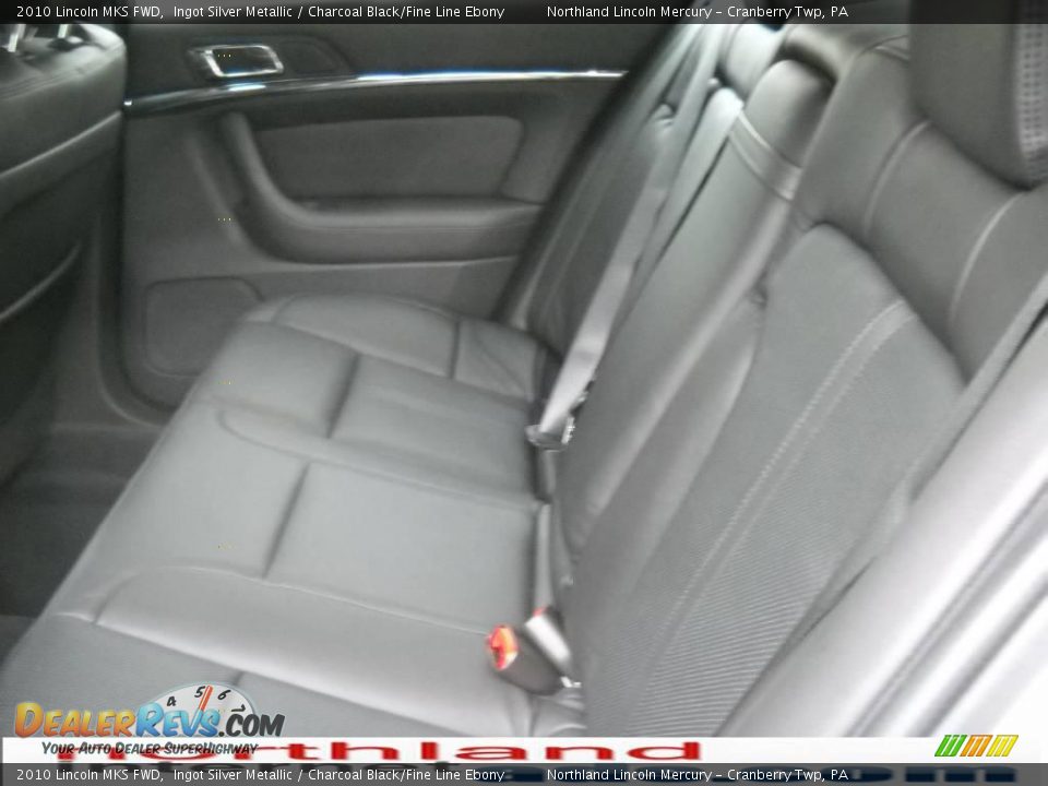 2010 Lincoln MKS FWD Ingot Silver Metallic / Charcoal Black/Fine Line Ebony Photo #12