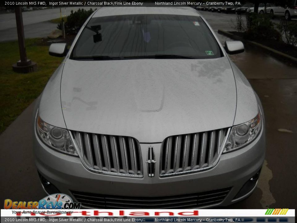 2010 Lincoln MKS FWD Ingot Silver Metallic / Charcoal Black/Fine Line Ebony Photo #15