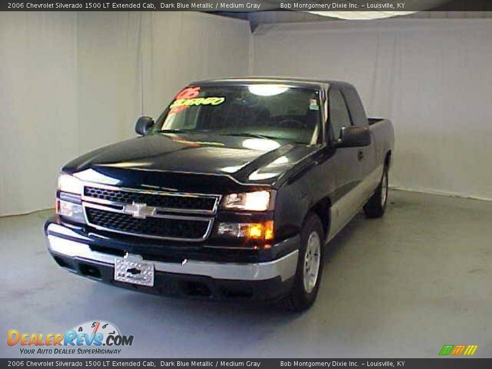 2006 Chevrolet Silverado 1500 LT Extended Cab Dark Blue Metallic / Medium Gray Photo #3