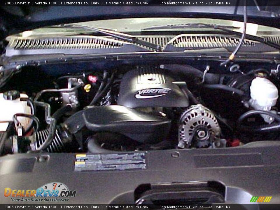2006 Chevrolet Silverado 1500 LT Extended Cab Dark Blue Metallic / Medium Gray Photo #5