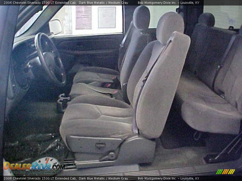 2006 Chevrolet Silverado 1500 LT Extended Cab Dark Blue Metallic / Medium Gray Photo #19