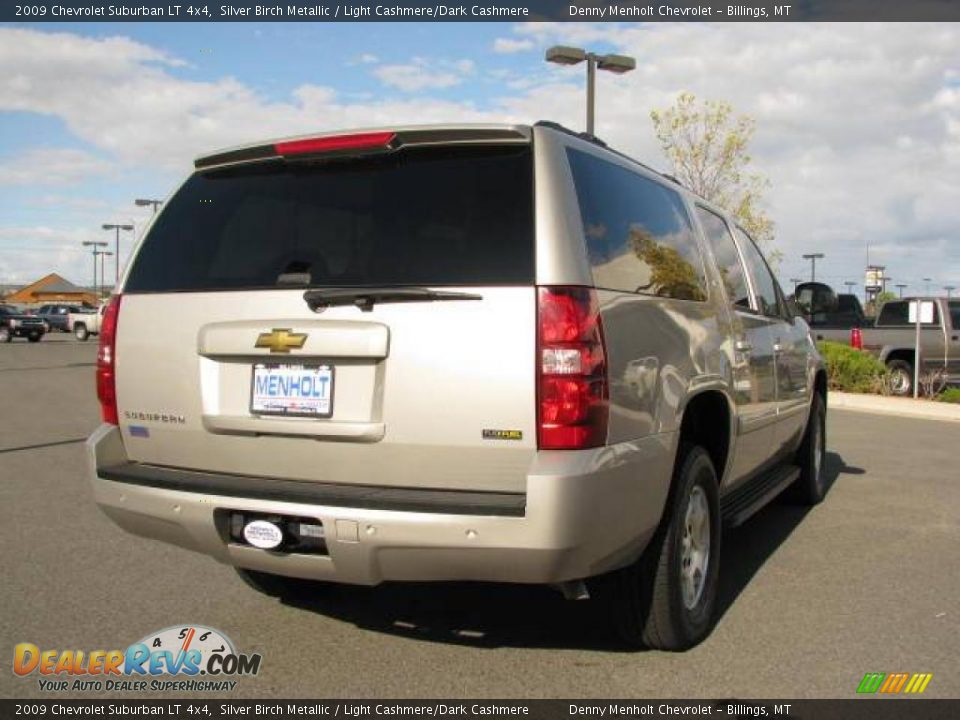 2009 Chevrolet Suburban LT 4x4 Silver Birch Metallic / Light Cashmere/Dark Cashmere Photo #6