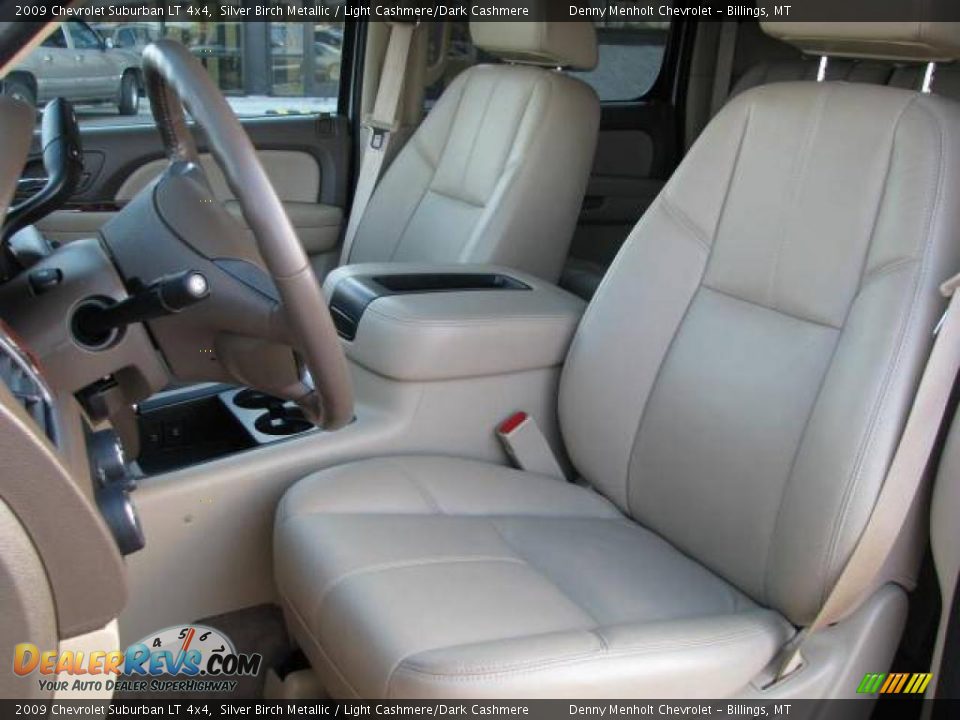 2009 Chevrolet Suburban LT 4x4 Silver Birch Metallic / Light Cashmere/Dark Cashmere Photo #13