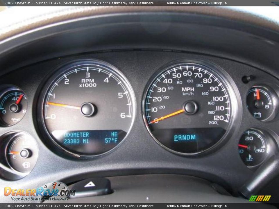 2009 Chevrolet Suburban LT 4x4 Silver Birch Metallic / Light Cashmere/Dark Cashmere Photo #16