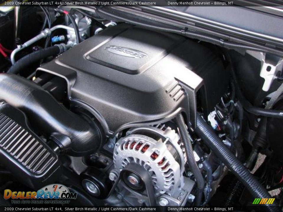 2009 Chevrolet Suburban LT 4x4 Silver Birch Metallic / Light Cashmere/Dark Cashmere Photo #17