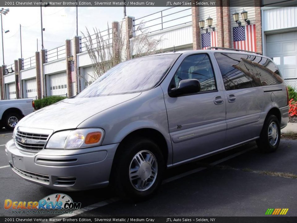 2001 Chevrolet Venture Warner Brothers Edition Silvermist Metallic / Medium Gray Photo #1