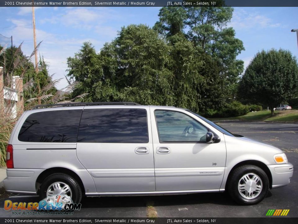 2001 Chevrolet Venture Warner Brothers Edition Silvermist Metallic / Medium Gray Photo #7