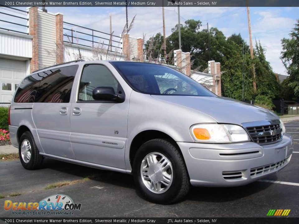 2001 Chevrolet Venture Warner Brothers Edition Silvermist Metallic / Medium Gray Photo #8