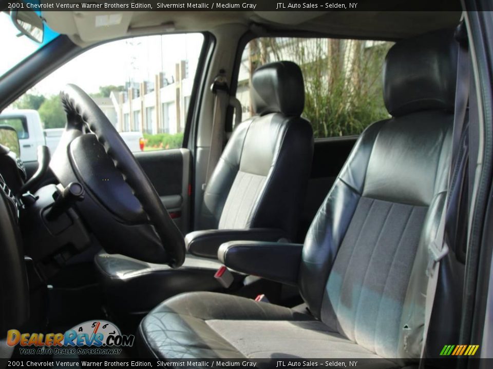 2001 Chevrolet Venture Warner Brothers Edition Silvermist Metallic / Medium Gray Photo #10