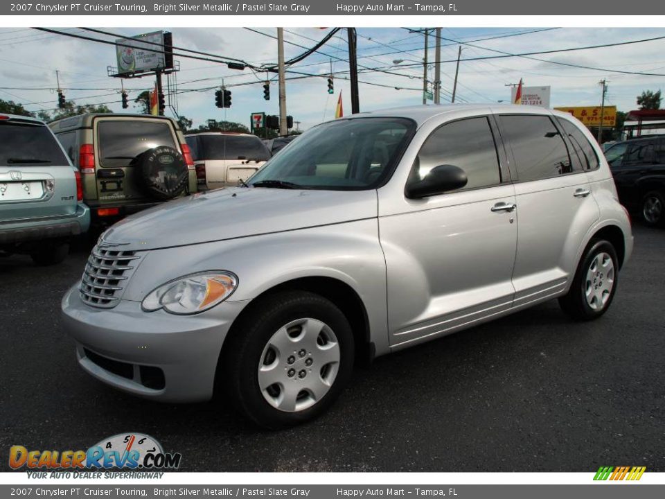 2007 Chrysler PT Cruiser Touring Bright Silver Metallic / Pastel Slate Gray Photo #2