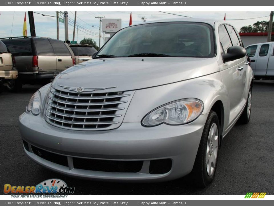 2007 Chrysler PT Cruiser Touring Bright Silver Metallic / Pastel Slate Gray Photo #3