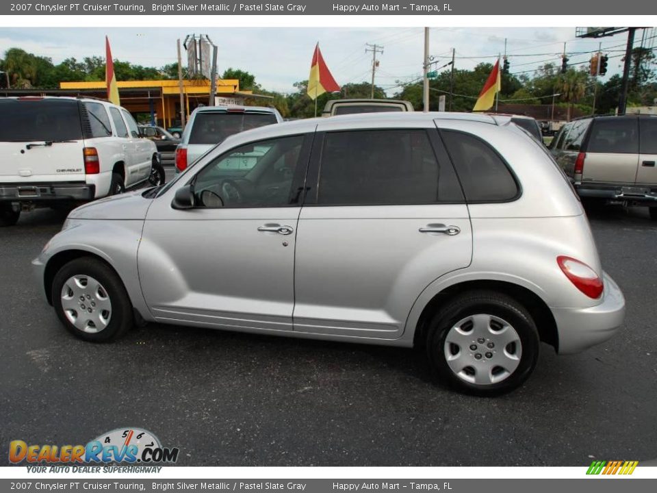 2007 Chrysler PT Cruiser Touring Bright Silver Metallic / Pastel Slate Gray Photo #7