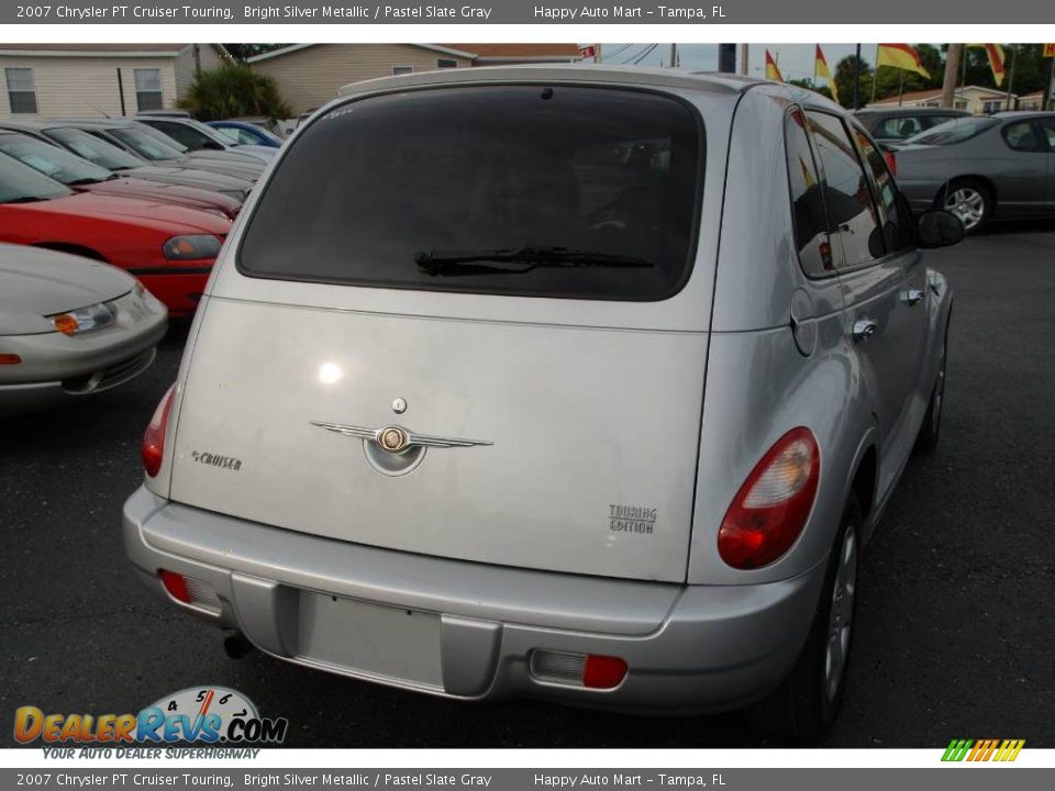 2007 Chrysler PT Cruiser Touring Bright Silver Metallic / Pastel Slate Gray Photo #9