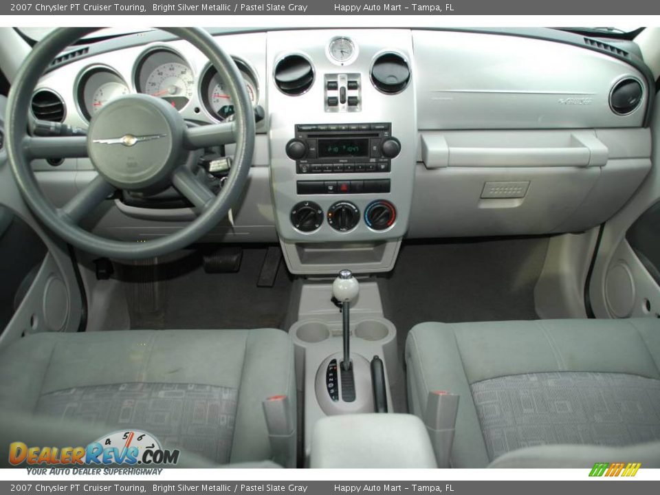 2007 Chrysler PT Cruiser Touring Bright Silver Metallic / Pastel Slate Gray Photo #11