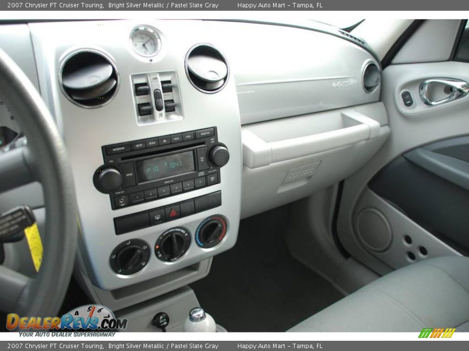 2007 Chrysler PT Cruiser Touring Bright Silver Metallic / Pastel Slate Gray Photo #12
