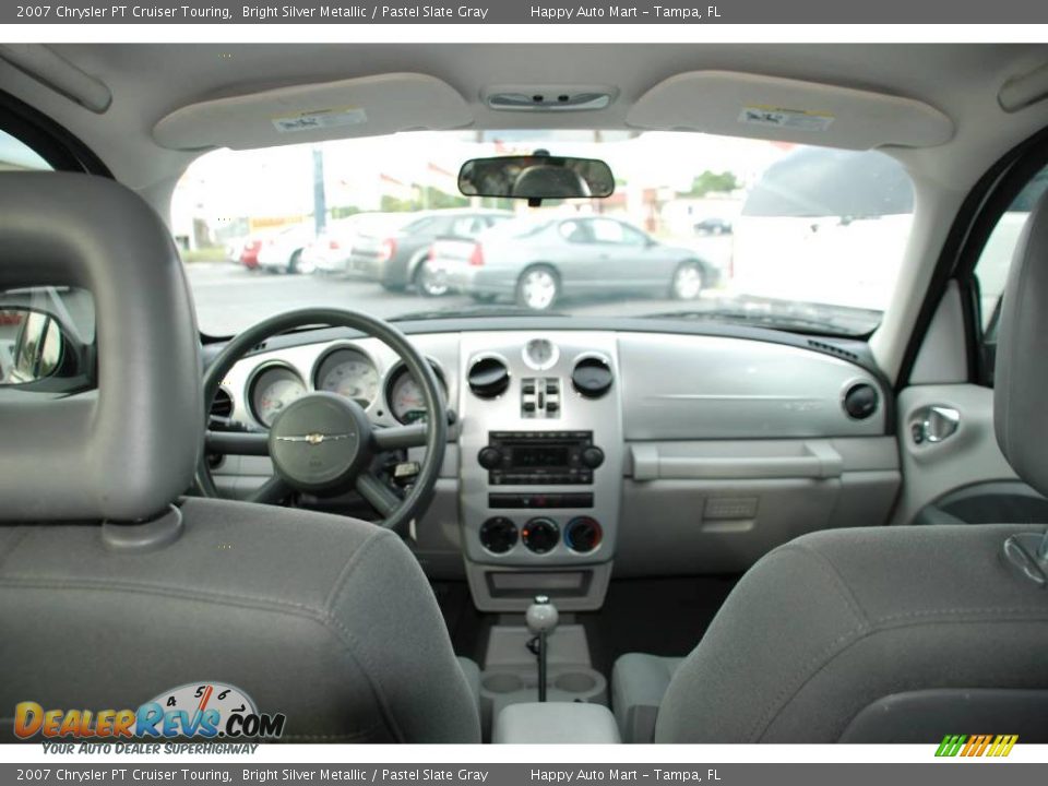 2007 Chrysler PT Cruiser Touring Bright Silver Metallic / Pastel Slate Gray Photo #13