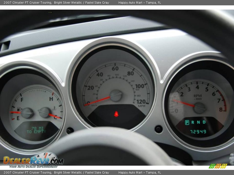 2007 Chrysler PT Cruiser Touring Bright Silver Metallic / Pastel Slate Gray Photo #14