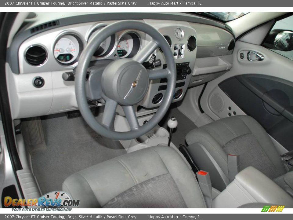 2007 Chrysler PT Cruiser Touring Bright Silver Metallic / Pastel Slate Gray Photo #15