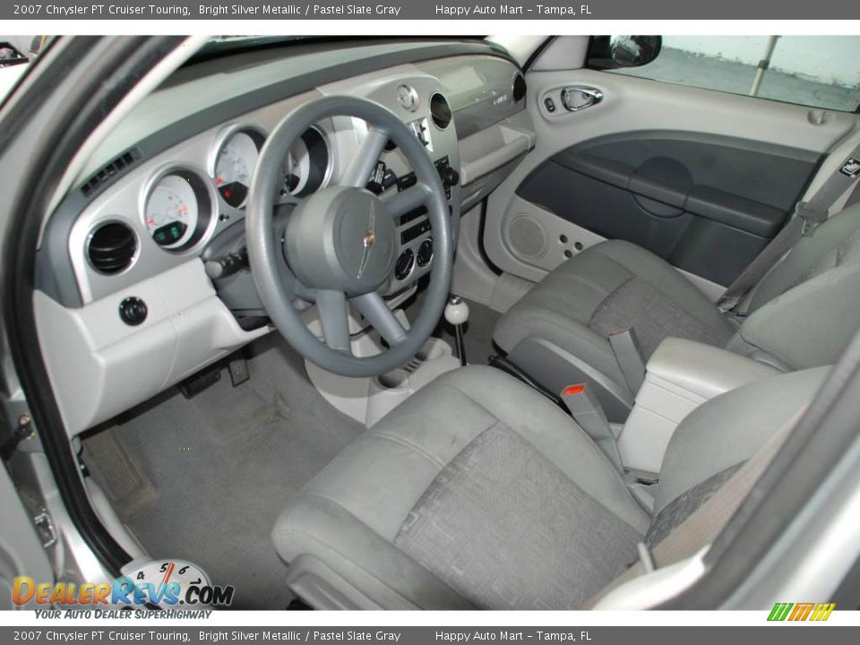 2007 Chrysler PT Cruiser Touring Bright Silver Metallic / Pastel Slate Gray Photo #17