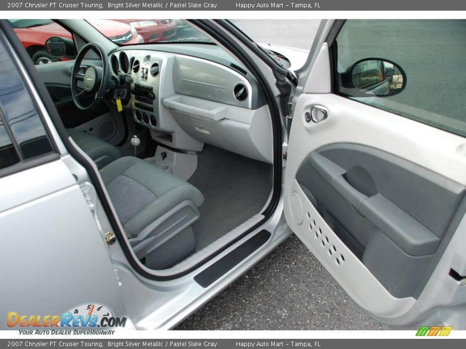 2007 Chrysler PT Cruiser Touring Bright Silver Metallic / Pastel Slate Gray Photo #18