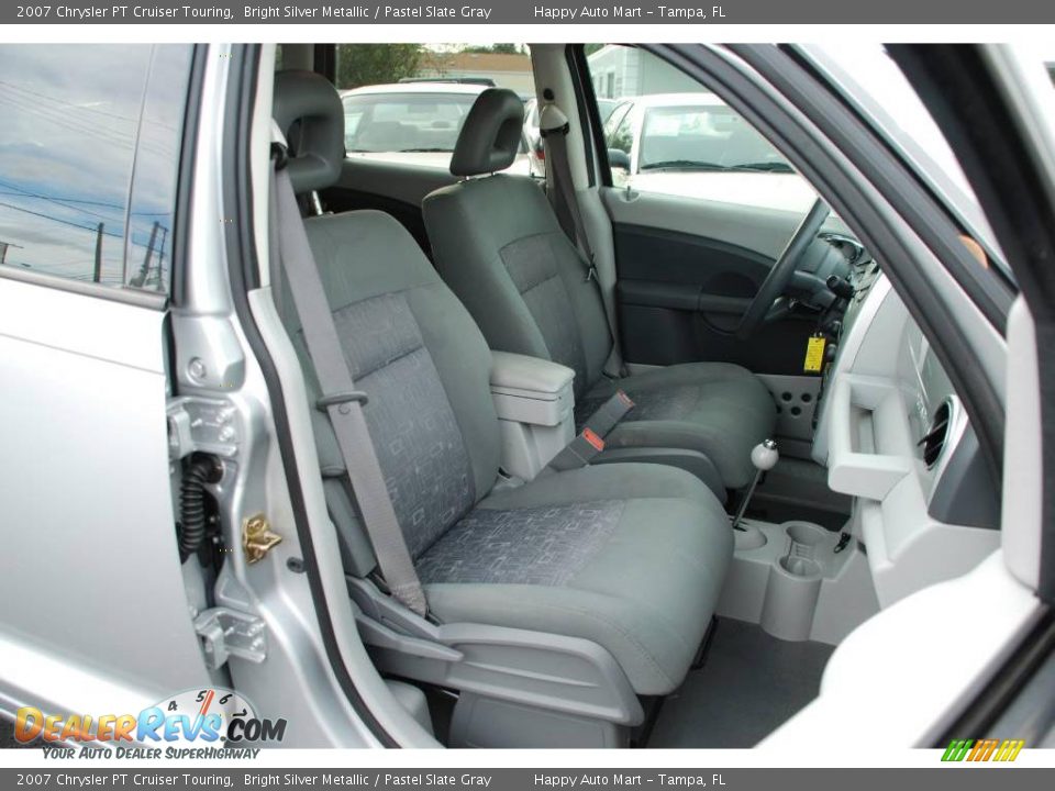 2007 Chrysler PT Cruiser Touring Bright Silver Metallic / Pastel Slate Gray Photo #19